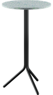Black Poseidon Bar Table